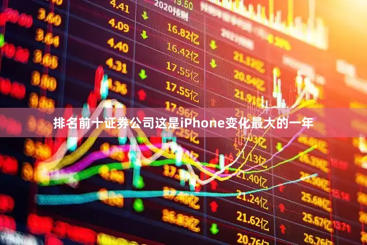 排名前十证券公司这是iPhone变化最大的一年